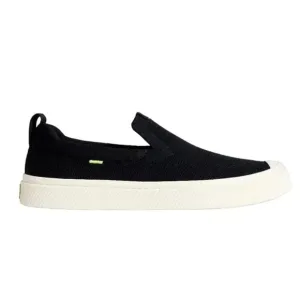Cariuma Ibi Slip-On Casual Loafer Shoes Round Toe Black Knit Size 6/7.5