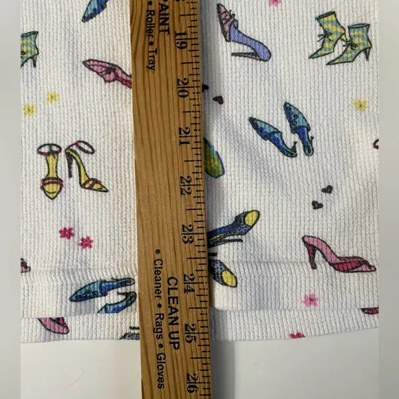Carole Hochman Vintage High Heel Shoes Print Long-Sleeve Women’s Pajama Set L