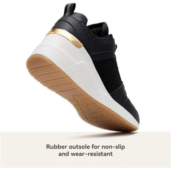Cestfini Wedge Sneakers for Women - Wedge Tennis Shoes Non-Slip Women Fashion