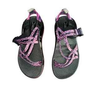 Chaco Ecotread Sport Sandals Black Purple ZX1 J190058 Strappy Hiking