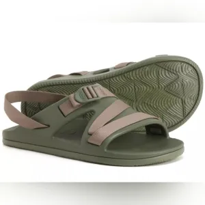 Chaco Mens Strappy Green Lightweight Sandals 9