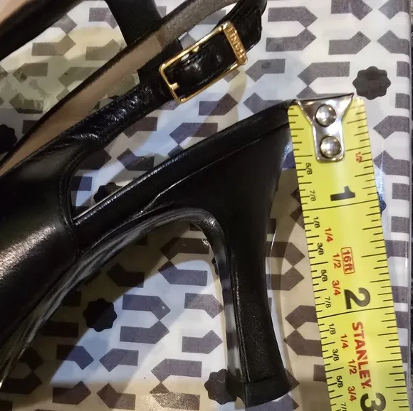 Chanel Black Women's Slingback Shoes
