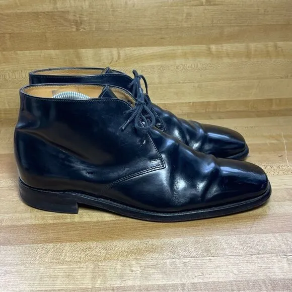 Charles Tyrwhitt Black Chukka Leather Dress Shoes Size 8 F MBTBNK  CALIGULA