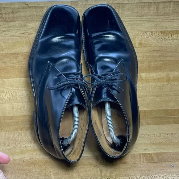 Charles Tyrwhitt Black Chukka Leather Dress Shoes Size 8 F MBTBNK  CALIGULA