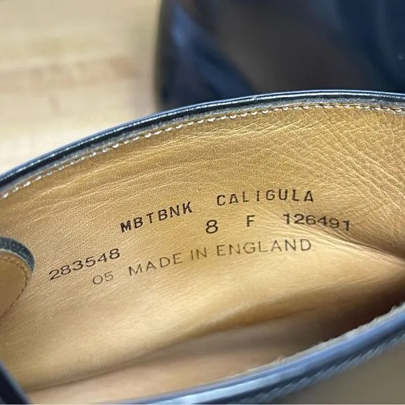 Charles Tyrwhitt Black Chukka Leather Dress Shoes Size 8 F MBTBNK  CALIGULA