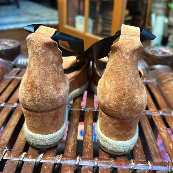 Chloé Lauren espadrille platform sandals in Ochre Delight color Size EU39 US8.5