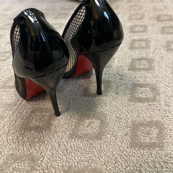 Christian Louboutin Black Patent Heels (never worn)
