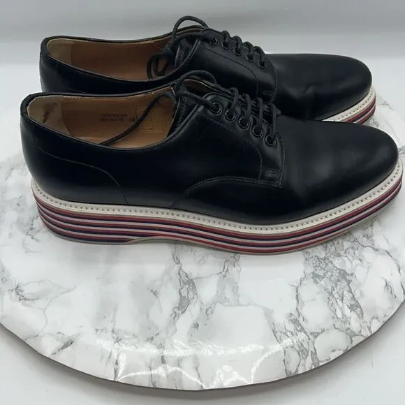 CHURCH’S ENGLISH SHOES Black Impreza Lace Up Platform Derby-38/7.5