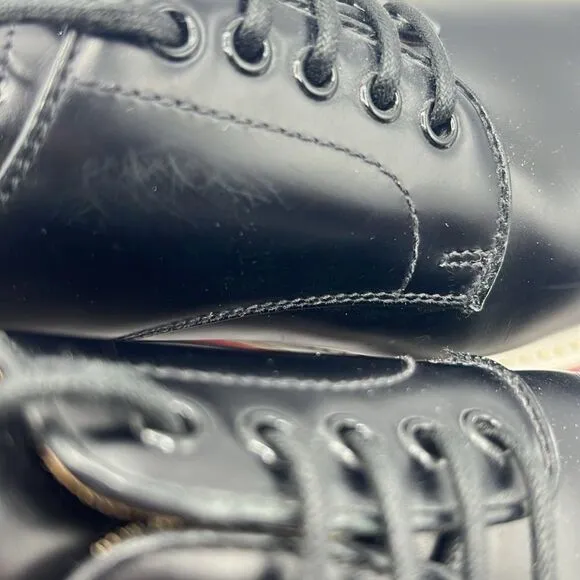 CHURCH’S ENGLISH SHOES Black Impreza Lace Up Platform Derby-38/7.5
