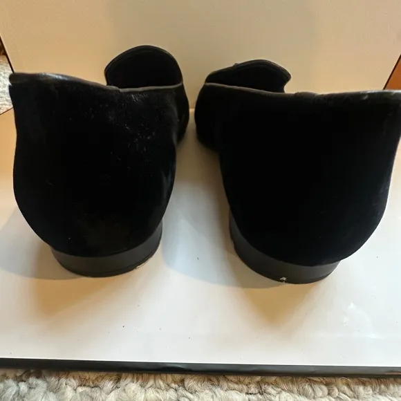 Church’s Luxury Velvet Jeweled Flats by Prada New with Box➕Dust Bags Sz 38.5
