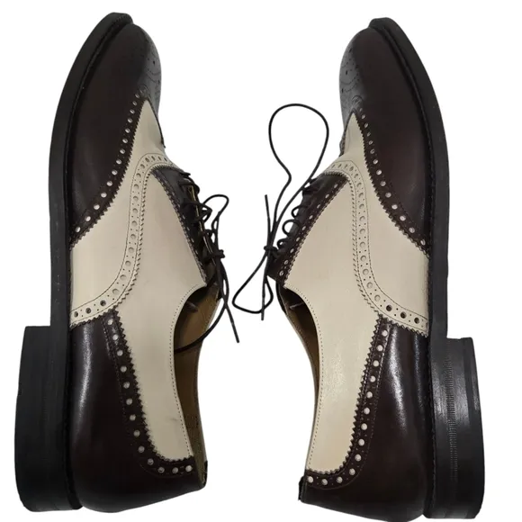 CHURCH'S PRIMA CLASSE Spectar Handmade Wingtip Oxford Dress Shoes 10.5 M