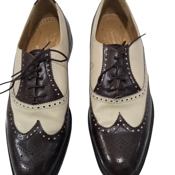 CHURCH'S PRIMA CLASSE Spectar Handmade Wingtip Oxford Dress Shoes 10.5 M