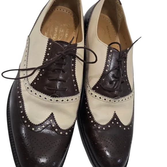 CHURCH'S PRIMA CLASSE Spectar Handmade Wingtip Oxford Dress Shoes 10.5 M