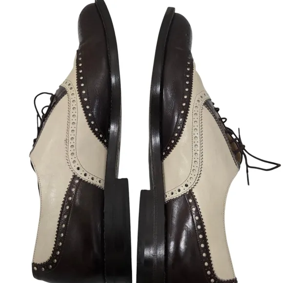 CHURCH'S PRIMA CLASSE Spectar Handmade Wingtip Oxford Dress Shoes 10.5 M