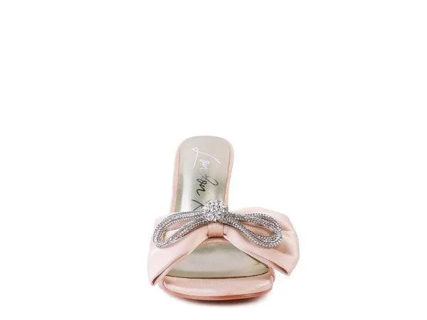 Cinderella Satin Heeled Sandals