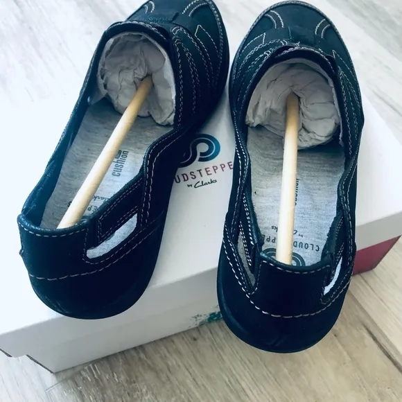 CLARKS Cloud Steppers Shoes Women’s Size 5.5 M Black
