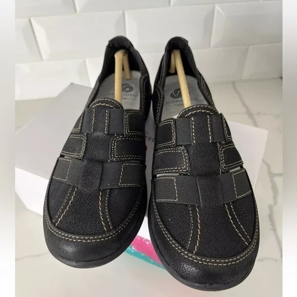 CLARKS Cloud Steppers Shoes Women’s Size 5.5 M Black
