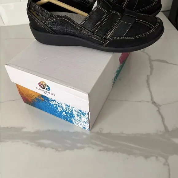 CLARKS Cloud Steppers Shoes Women’s Size 5.5 M Black