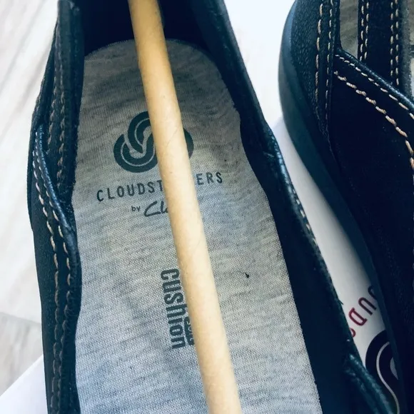 CLARKS Cloud Steppers Shoes Women’s Size 5.5 M Black