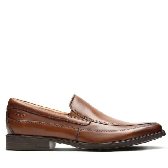 CLARKS Men's Leather Loafers Dress Shoes