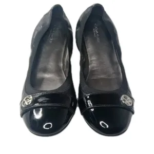Coach Chelsea Ballet Flats Women's Size 8 Shoes Patent Leather