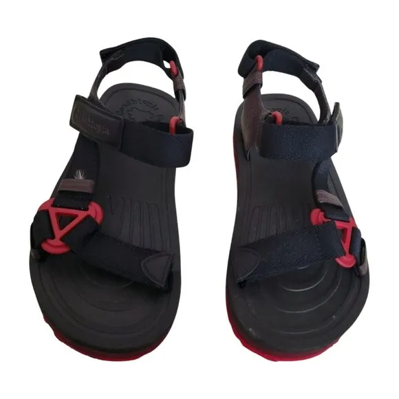 Coach Coachtopia Strappy Sandals in Black Oxblood Multi M5/W7