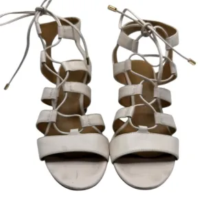 Coach Elegant White Strappy Sandals Size 10B