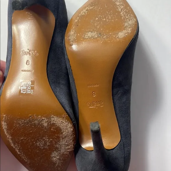 Coach Women's charcoal Grey Suede Pumps