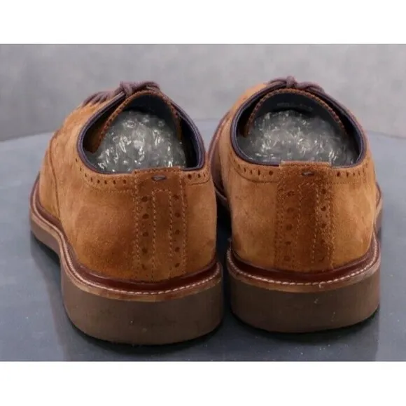 Cole Haan $150 Men's Wingtip Oxfords Dress Shoes Size 8.5 Suede Brown C25050