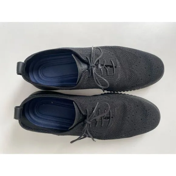 Cole Haan 2.ZERØGRAND Stitchlite Wingtip Oxfords Shoes Size 13 Black Men’s