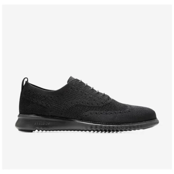 Cole Haan 2.ZERØGRAND Stitchlite Wingtip Oxfords Shoes Size 13 Black Men’s