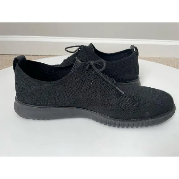 Cole Haan 2.ZERØGRAND Stitchlite Wingtip Oxfords Shoes Size 13 Black Men’s