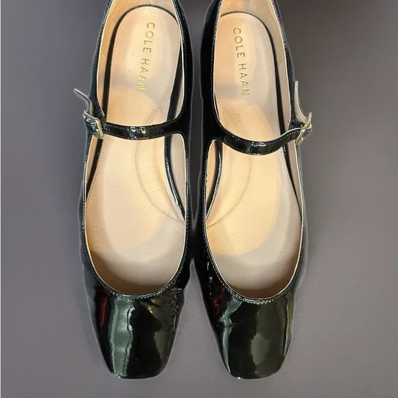 Cole Haan Black Flats Timeless Elegance