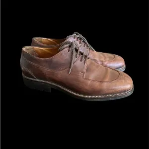 Cole Haan brown oil tanned leather oxfords dress shoes slip resistant 11