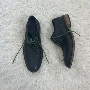 Cole Haan 'Colton' Wingtip Oxfords Derby Black Size 10.5 M Mens Leather Shoes