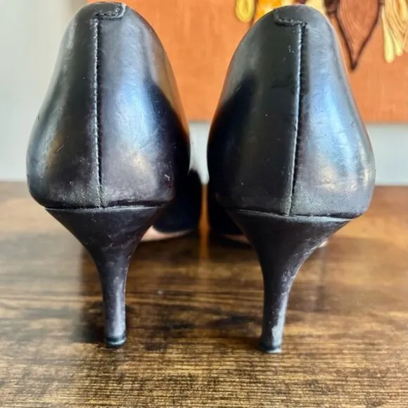 Cole Haan| Elegant Black Women's Grand Ambition Leather 3” Pumps Sz 6.5