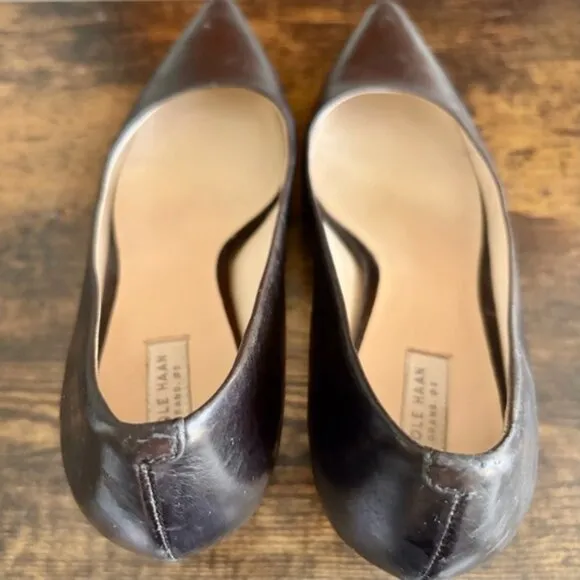 Cole Haan| Elegant Black Women's Grand Ambition Leather 3” Pumps Sz 6.5