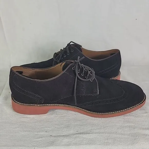 Cole Haan Franklin Black Suede Collegiate Oxfords Men's Size 12 M C11870