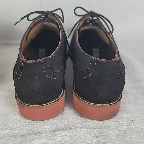 Cole Haan Franklin Black Suede Collegiate Oxfords Men's Size 12 M C11870