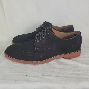 Cole Haan Franklin Black Suede Collegiate Oxfords Men's Size 12 M C11870