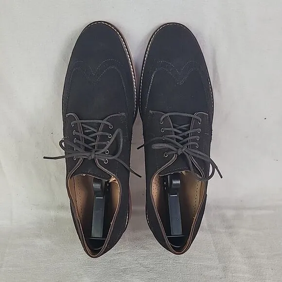 Cole Haan Franklin Black Suede Collegiate Oxfords Men's Size 12 M C11870