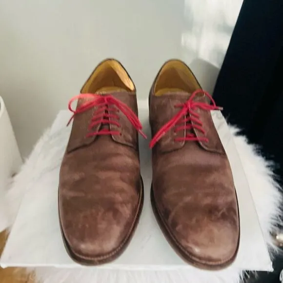 Cole Haan Grand OS Leather Oxford Dress Shoes, Men’s, 11.5, Brown, Preowned
