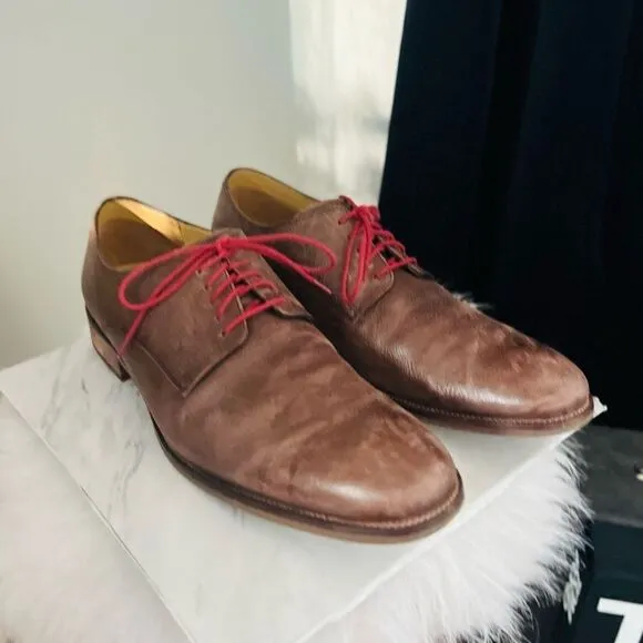 Cole Haan Grand OS Leather Oxford Dress Shoes, Men’s, 11.5, Brown, Preowned