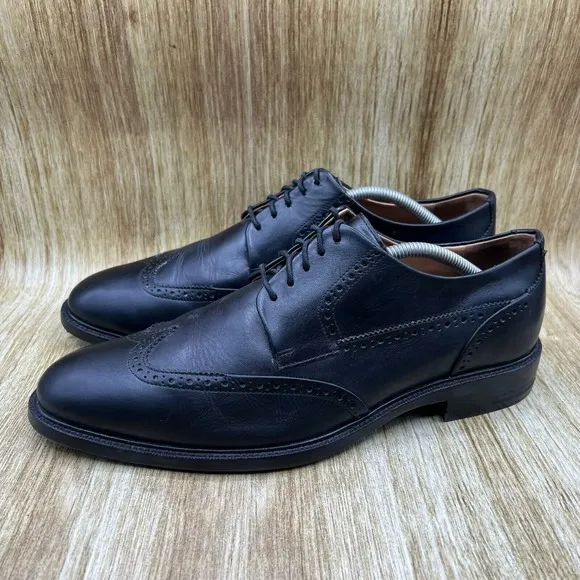 Cole‎ Haan Grand OS Warren Men's Size 11 W Black Wingtip Dress Shoes C20321