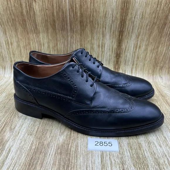 Cole‎ Haan Grand OS Warren Men's Size 11 W Black Wingtip Dress Shoes C20321