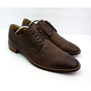 Cole Haan Lenox Hill Mens Size 11.5 Brown Grain Leather Oxford Formal Shoes C122
