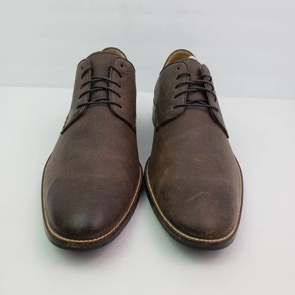 Cole Haan Lenox Hill Mens Size 11.5 Brown Grain Leather Oxford Formal Shoes C122