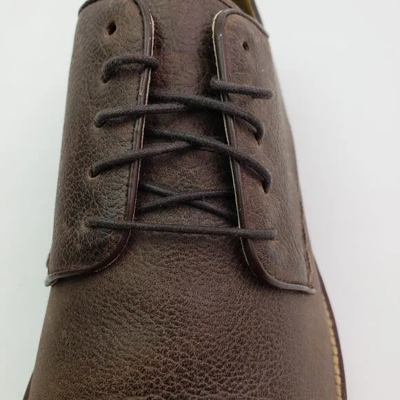 Cole Haan Lenox Hill Mens Size 11.5 Brown Grain Leather Oxford Formal Shoes C122