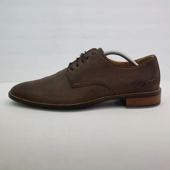 Cole Haan Lenox Hill Mens Size 11.5 Brown Grain Leather Oxford Formal Shoes C122