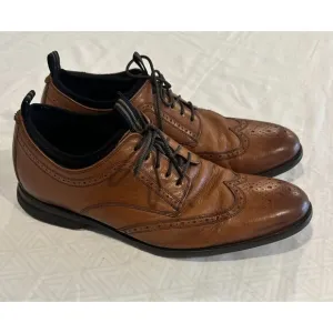 Cole Haan Men's Brown Peanut Butter Holland Long Wing Oxford Tan‎ Size 9 189
